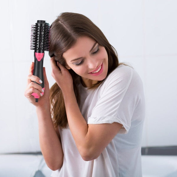 Multifunctional 2 in 1 Hair Dryer Volumizer Rotating Hot Hair Brush - Pita