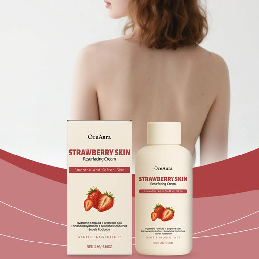 Salicylic Acid Strawberry Rejuvenating Body Cream Deep Moisturizing Improve Rough Skin Relieve Dullness Brightening Body Lotion by Pita for